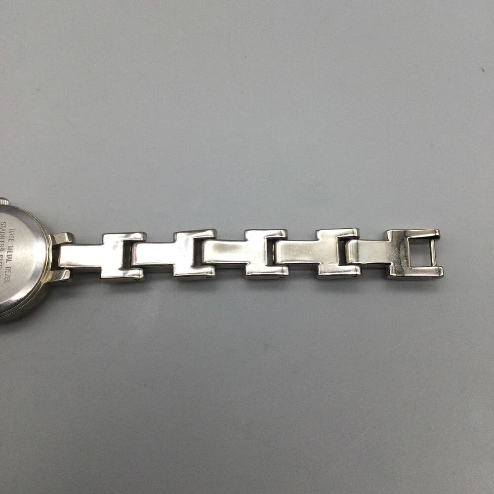 Anne Klein Womens Watch 22mm White Dial Silver Tone 10/6155 New Battery 6